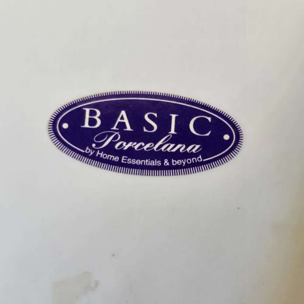 Basic Porcelana By Home Essentials Wall Vase White Floral Monochrome Minimalist